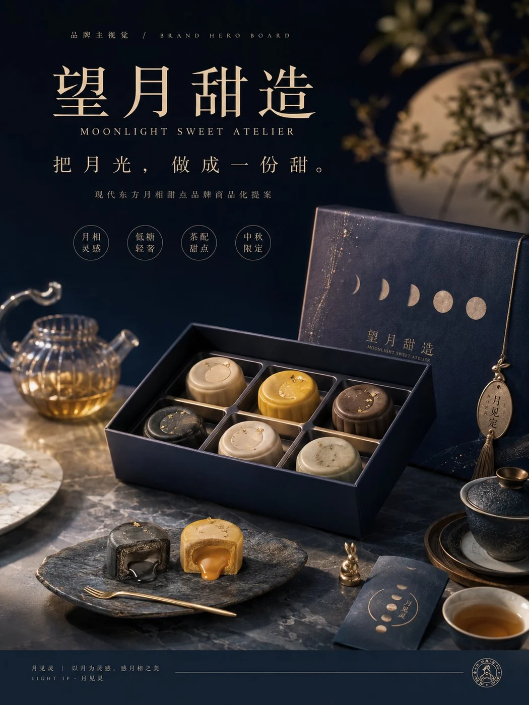 Moonlight Sweet Atelier · Brand Hero Board